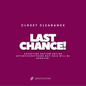 ‼️LAST CHANCE SALE‼️